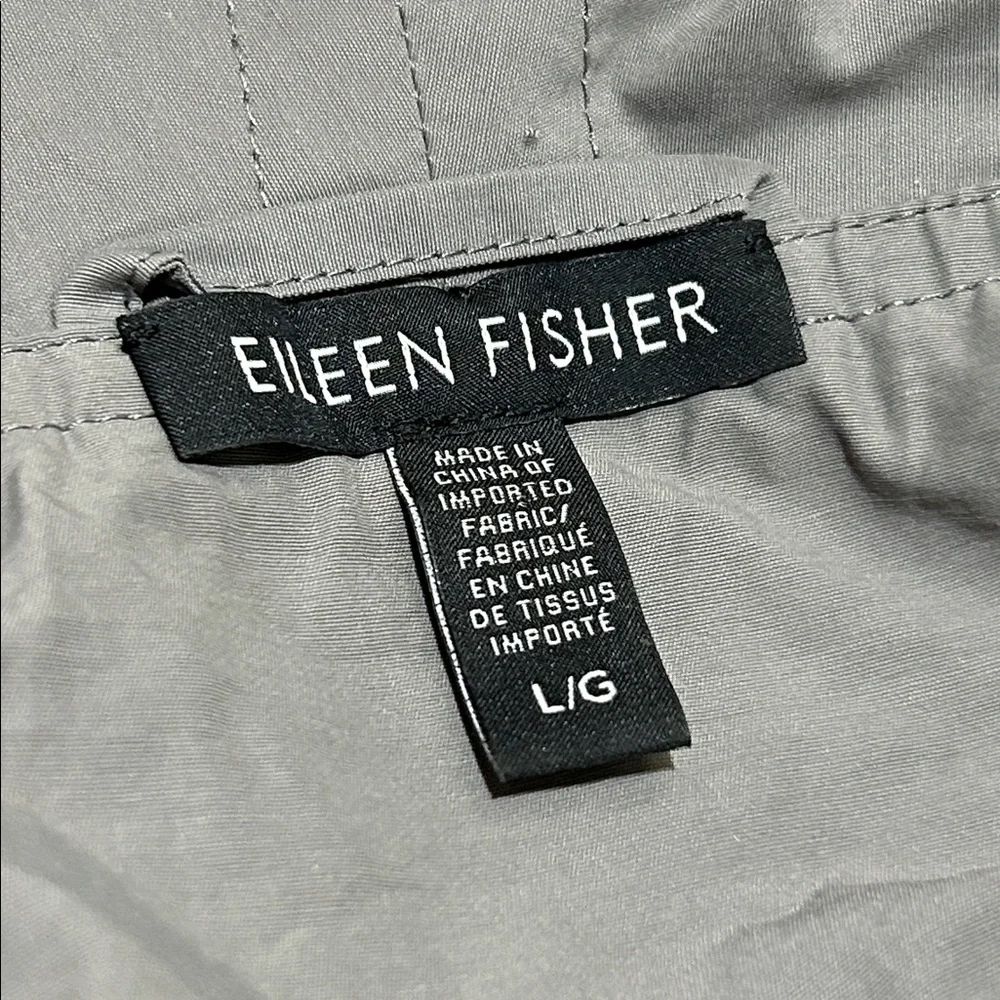 Eileen Fisher Reversible Hooded Jacket Raincoat - Picture 7 of 8